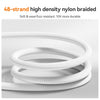 JOYROOM S-A51 Cutting-Edge Series 3A Fast Charging Data Cable, USB-A to 8 Pin Cable, Length: 1.2m(Light Gray)