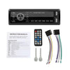 A2818 Car Bluetooth Speakerphone Car MP3 Player Function Touch Double U Disk Colorful Lights Radio, Specification: Standard