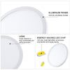 LED Round Ultra-thin Downlight Adjustable Recessed Panel Light, Power Source: 20W(White light)