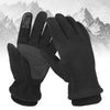 1pair Rocker Fleece Winter Warm Anti-Slip Gloves Outdoor Riding Sports Gloves, Size: M(Red)