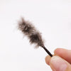 1:12 Mini House Toy Simulation Chicken Hair Brush(Gray)