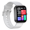 GTS5 2.0 inch Fitness Health Smart Watch, BT Call / Heart Rate / Blood Pressure / MET / Blood Glucose(Light Grey)