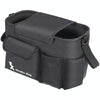 Stroller Hanging Bag Storage Bag Large-Capacity Out Children Suede Storage Bag(Black)