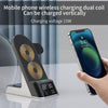 H35 6 in 1 15W Digital Display Magsafe Magnetic Wireless Charger with Alarm Clock Function