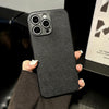 For iPhone 11 Pro Max Litchi Texture TPU Black Lens Frame Phone Case(Black)