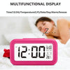 Temperature Type Lazy Snooze Alarm Mute Backlit Electronic Clock(Black)