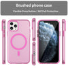 For iPhone 11 Pro MagSafe Frosted Translucent TPU + PC Full Coverage Phone Case(Pink)