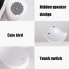 Bird Speaker Night Light Bedroom Bedside Music Desk Lamp, Style:Basic