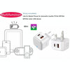 YSY-6087 20W PD + QC 3.0 Dual Ports Travel Charger Power Adapter, EU Plug