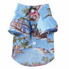 Dog Beach Shirt, Blue, XL (7-7.5kg) - Summer Pet Clothes