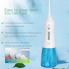 Wireless Water Floss Cleaner Portable 1400mAh USB-Rechargeable Water Flosser IPX7 Waterproof Oral Irrigator, Water Tank Capacity: 300ML