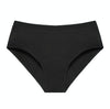 Bamboo Fiber Women Period Panties 4-Layer Mid Waist Leak-proof Menstrual Underwear, Size: XXL(Black)