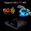 H96 Max 6K Ultra HD Smart TV Box with Remote Controller, Android 10.0, Allwinner H616 Quad Core ARM Cortex-A53, 4GB+64GB, Support TF Card / USBx2 / AV / HDMI / WIFI, AU Plug