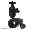 360 Degrees Rotation Bicycle Motorcycle Holder Handlebar Mount with Screw & Tripod Adapter for PULUZ Action Sports Cameras Jaws Flex Clamp Mount for GoPro, Insta360, DJI and Other Action Cameras