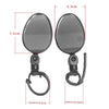 2 PCS For Xiaomi Scooter Rear View Mirror Bicycle Mirror(Oval)