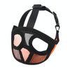 Breathable Bulldog Muzzle, XS (Orange) - Soft Mesh, Adjustable Strap