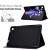 For Samsung Galaxy Tab A7 10.4 2020 Electric Pressed TPU Leather Tablet Case(Butterfly)