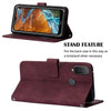 For Alcatel 1L 2021 Crossbody 3D Embossed Flip Leather Phone Case(Wine Red)