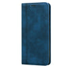 For Xiaomi Redmi 10 Frosted Business Magnetic Horizontal Flip PU Leather Case with Holder & Card Slot & Lanyard(Blue)