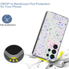For Samsung Galaxy S25 Ultra 5G IMD Double Piece Simple Fresh Shockproof Phone Case(Laser Stars)