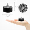 Halloween Electronic LED Candle Light, Color: Warm White Flash(Spider Web)