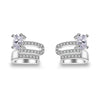 Ladies Without Pierced Ear Cuffs With Diamonds(K18)