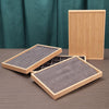 Bamboo Wood Jewelry Display Pallet Jewelry Storage Display Tray, Style: Necklace Tray