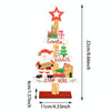 Christmas Decoration Wooden Desktop Ornament Restaurant Bar Scene Layout Decoration Crafts(Faceless Elderly)