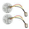2 PCS Motorcycle LED Signal Steering Lamp For Dyna(White Light 1156 Without Lampshade)