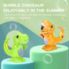 JJR/C V06 Dinosaur Sound Effect Electric Bubble Machine, Version:Non-charging(Orange)