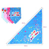Pet Birthday Crown & Scarf Set, Balloon Pink - Cat/Small Dog