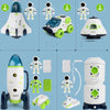 Simulation Sound And Light DIY Assembled Aviation Model Science And Education Toys, Colour: Shuttle