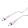 Nillkin 2.4A USB-C/Type-C to 8 Pin Silicone Data Cable, Length: 1.2m(Purple)