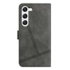 For Samsung Galaxy S25+ 5G Skin-feel Stitching Leather Phone Case(Grey)