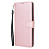 For Samsung Galaxy S25 Ultra 5G 3-Card Slots Multifunctional Leather Phone Case(Rose Gold)