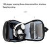 WEIXIER X306 Men Shoulder Bag With USB Charging Port Anti-Theft Chest Bag(Black Gold)