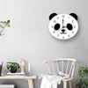 Cartoon Wall Clock Acrylic Clock Panda Simple Home Wall Clock