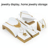 5x5x5.5cm Ring Display Stand Jewelry Display Microfiber Jewelry Props Display Rack