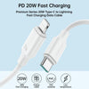 JOYROOM S-CL020A9 20W USB-C/Type-C to 8 Pin Fast Charging Data Cable, Length:1m(White)