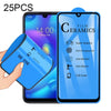 For Xiaomi Mi Play 25 PCS 2.5D Full Glue Full Cover Ceramics Film
