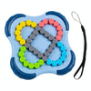 Children Educational Rotating Magic Beans Compass Fingertip Cube Toy Spinning Rolling Balls Gyro(Blue)