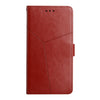 For Asus Smartphone for Snapdragon Insiders Y Stitching Horizontal Flip Leather Phone Case(Brown)