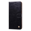 For Xiaomi Poco X3 NFC Business Style Oil Wax Texture Horizontal Flip Leather Case, with Holder & Card Slots & Wallet(Black)