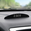 2 in 1 Car LED Digital Display Thermometer Clock(White)