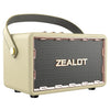 Zealot MT01 Retro Card Portable Wireless Bluetooth Speaker(White)