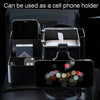 Automotive Cup Holder Tissue Organizer Car Armrest Box Storage Shelf(Black)