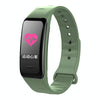 CHIGU C1Plus Fitness Tracker 0.96 inch IPS Screen Smartband Bracelet, IP67 Waterproof, Support Sports Mode / Blood Pressure / Sleep Monitor / Heart Rate Monitor / Fatigue Monitor / Sedentary Reminder (Green)