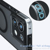 For Redmi Note 13 Pro Armor MagSafe Precise Hole PC Hybrid TPU Phone Case(Frosted Black)