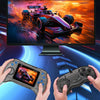 Q8 Handheld Game Console 3.0 Inch Screen Support TV Connection Built In 800 Games Doubles Transparent Gray
