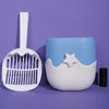 Tinypet Ice Cream Cat Litter Scoop - Blue & White - Hanging